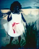 Destiny Deacon, Girl Alone 2001, 2001, light jet print from Polaroid original
