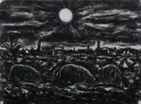 Peter Booth, (Landscape with Rocks) 1977