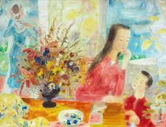 Le Pho, (Devant la Fenetre), oil on canvas