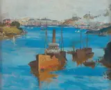 A. H. Fullwood, Berry's Bay 1927, 1927, oil on cardboard
