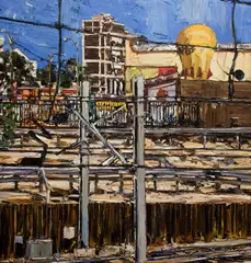 Nicholas Harding, Newtown to Enmore 2007, 2007, oil on linen