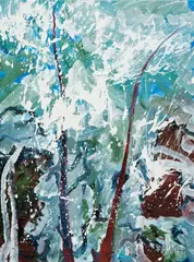 Michael Taylor, Sea-Lair 2002, 2002, synthetic polymer paint on canvas
