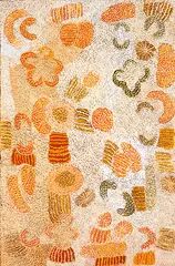 Parwalla (2003) by Elizabeth Nyumi, 2003, synthetic polymer paint on linen, sold Apr 2015