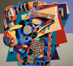 Alun Leach-Jones, The Rustic's Table 2003, 2003, synthetic polymer paint on canvas