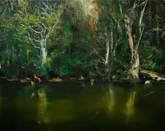 Geoffrey Dyer, D'Entrecasteaux Creek II, synthetic polymer paint on linen