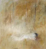 Figures in a Dry Landscape (1969) by Arthur Boyd, 1969, oil on canvas, offered Apr 2015