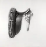 Tim Storrier, Saddle 1983, 1983, pencil on paper