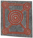 Anatjari Tjakamarra, Untitled (1972), 1972, synthetic polymer paint on composition board