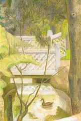 Eric Wilson, The White Bridge, oil on cardboard