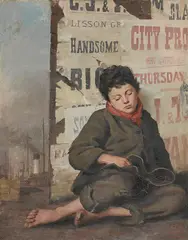 Florence Fuller, Weary 1888, 1888, oil on canvas