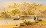 S. T. Gill, Waiting for the Sail Ferry, River Yarra