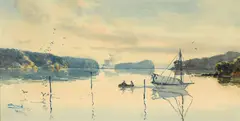 A. H. Fullwood, Bayview, watercolour on paper