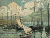 (St Ives, Cornwall) by Hayley Lever, oil on canvas on board, sold Mar 2015