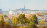 Louis McCubbin, St Ignatius, Richmond (circa 1920), 1920, oil on canvas on cardboard