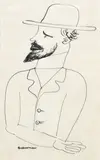 Charles Blackman, The Bearded Man (1951)