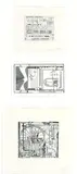 Robert Klippel, (i) (Untitled) 1984 collage on paper signed and dated 'RK. 1984'lower right 9 x 10.2 cm, (iii) (Untitled) 1984 collage on paper signed and dated 'RK. 1984'lower right