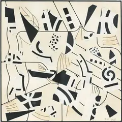 (Untitled) 1981 by Robert Klippel, 1981, ink and collage on paper, offered Mar 2015