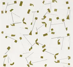 (Untitled) 1984 by Robert Klippel, 1984, ink and collage on paper, sold Mar 2015