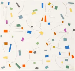 (Untitled) 1984 by Robert Klippel, 1984, ink and collage on paper, sold Mar 2015