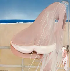 Brett Whiteley, Washing the Salt Off II 1984, 1984, oil on canvas