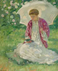 Rupert Bunny, Au Soleil (Girl in Sunlight) (1913), 1913, oil on canvas
