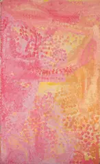 Emily Kngwarreye, Desert Flowers (1992), 1992, synthetic polymer paint on canvas