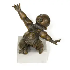 Reclining Angel by John Perceval, bronze, sold Nov 2014