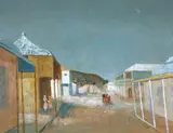 Charters Towers 1968 by Sali Herman, 1968, oil on canvas, sold Nov 2014