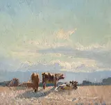 Elioth Gruner, Sunny Pastures 1917