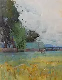 Sydney Long, The Grazing Paddock 1908