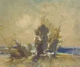 Thomas Balfour Garrett, (Landscape with House)
