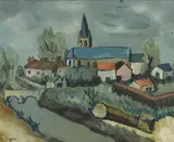 Celso Lagar Arroyo, Arreau Paysage, oil on canvas
