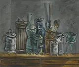Yosl Bergner, Still Life 1981, 1981, oil on canvas