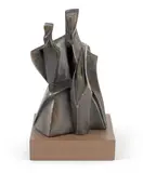 Clifford Last, The Family (circa 1962), 1962, bronze and wood