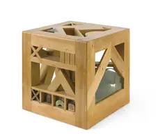Anthony Pryor, (Untitled) 1980, 1980, huon pine, glass, metal and stone