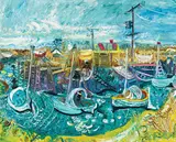 John Perceval, Fisherman's Inlet, Tooradin 1967, 1967, oil on canvas