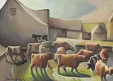 Dorrit Black, A Dorset Farmyard (1944)