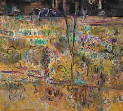 Forked Tree, Kew Billabong (1975) by Fred Williams, 1975, oil on canvas, offered Aug 2014