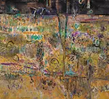 Fred Williams, Forked Tree, Kew Billabong (1975), 1975, oil on canvas