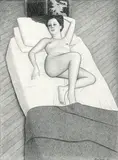 John Brack, Reclining Nude 1981
