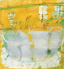 The Bathroom 1994 by John Olsen, 1994, watercolour, pastel and gouache on paper, offered Aug 2014