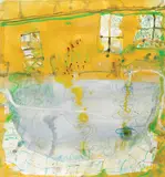 The Bathroom 1994 by John Olsen, 1994, watercolour, pastel and gouache on paper, offered Aug 2014