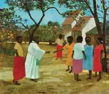 Ray Crooke, Greetings Queta Cathedral 1998