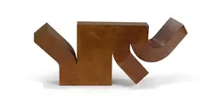 Wall For Bojangles 1987 by Clement Meadmore, 1987, bronze, offered Aug 2014