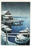 Kawase Hasui, Yuki No Mukaishima 1931