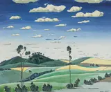Kenneth Robertson Macqueen, (Landscape), watercolour and pencil on paper