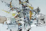 William Rose, (Untitled), oil on composition board