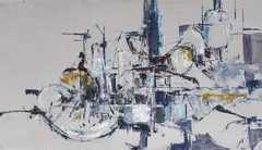 William Rose, Eclogue 1961, 1961, oil on composition board