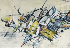 William Rose, (Untitled) 1963, 1963, oil on board