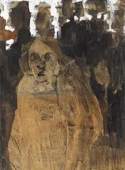 Jacqueline Hick, American Scene, mixed media on composition board